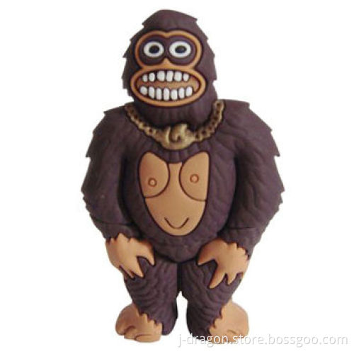 Cartoon Gorilla USB Flash Disk with 2GB Capacity